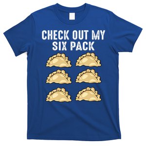 Check Out My Six Pack 6funny Giftpack Polish Pierogi Six Pack Cool Gift T-Shirt