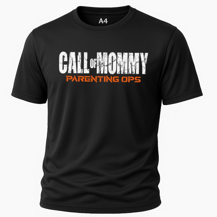 Call Of Mommy Parenting Ops Funny Gamer Mom Mother's Day Cooling Performance Crew T-Shirt