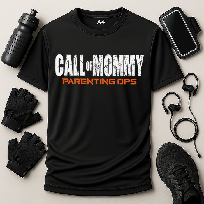 Call Of Mommy Parenting Ops Funny Gamer Mom Mother's Day Cooling Performance Crew T-Shirt
