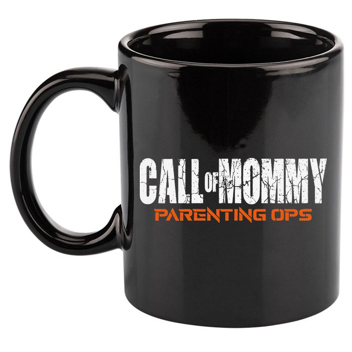 Call Of Mommy Parenting Ops Funny Gamer Mom Mother's Day 11oz C Handle Ceramic Mug