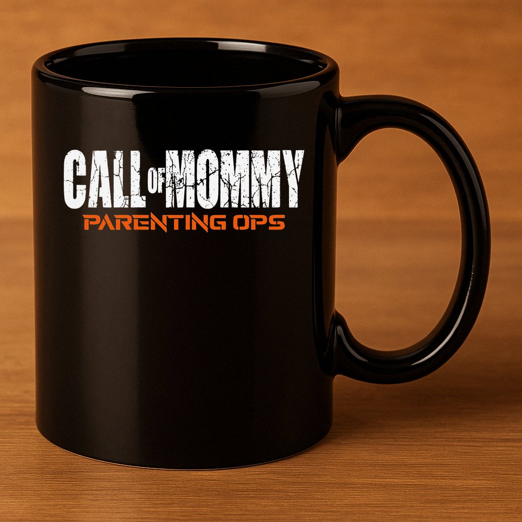 Call Of Mommy Parenting Ops Funny Gamer Mom Mother's Day 11oz C Handle Ceramic Mug