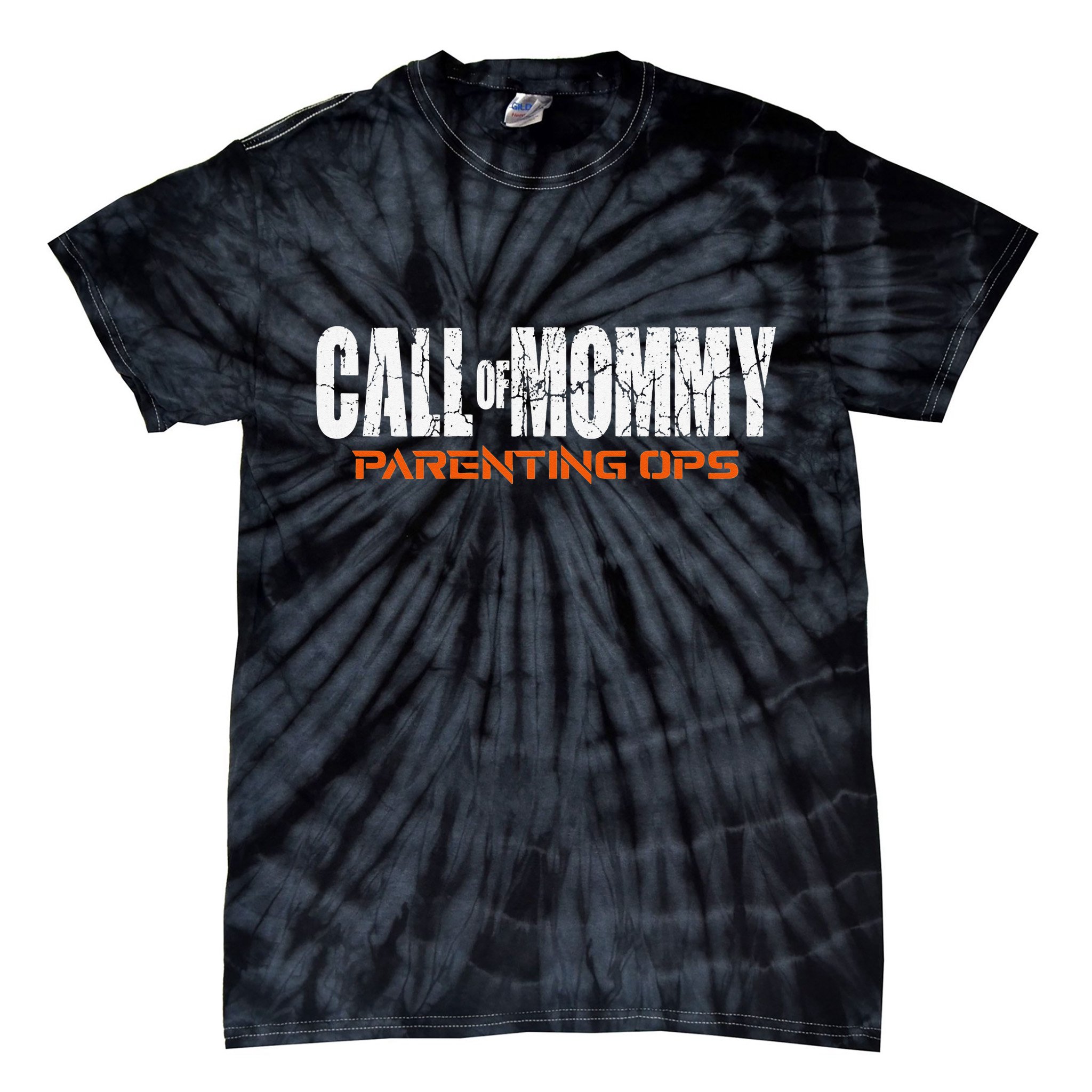 Call Of Mommy Parenting Ops Funny Gamer Mom Mother's Day Tie-Dye T-Shirt