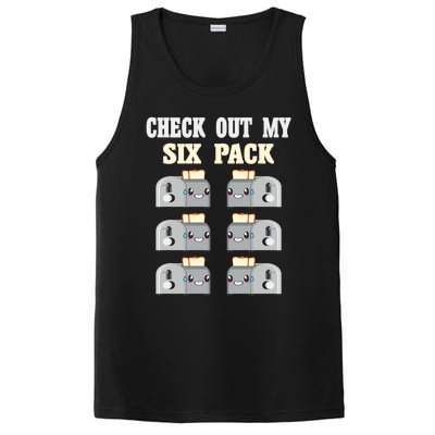 Check Out My Six 6 Pack Toasted Bread Weightlift Gift PosiCharge Competitor Tank