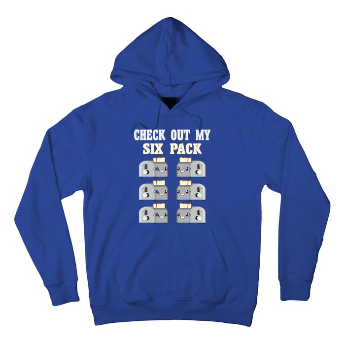 Check Out My Six 6 Pack Toasted Bread Weightlift Gift Hoodie