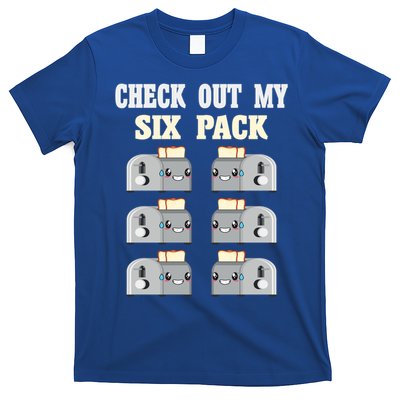 Check Out My Six 6 Pack Toasted Bread Weightlift Gift T-Shirt