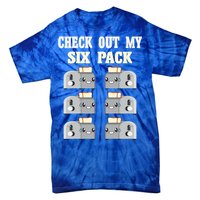 Check Out My Six 6 Pack Toasted Bread Weightlift Gift Tie-Dye T-Shirt