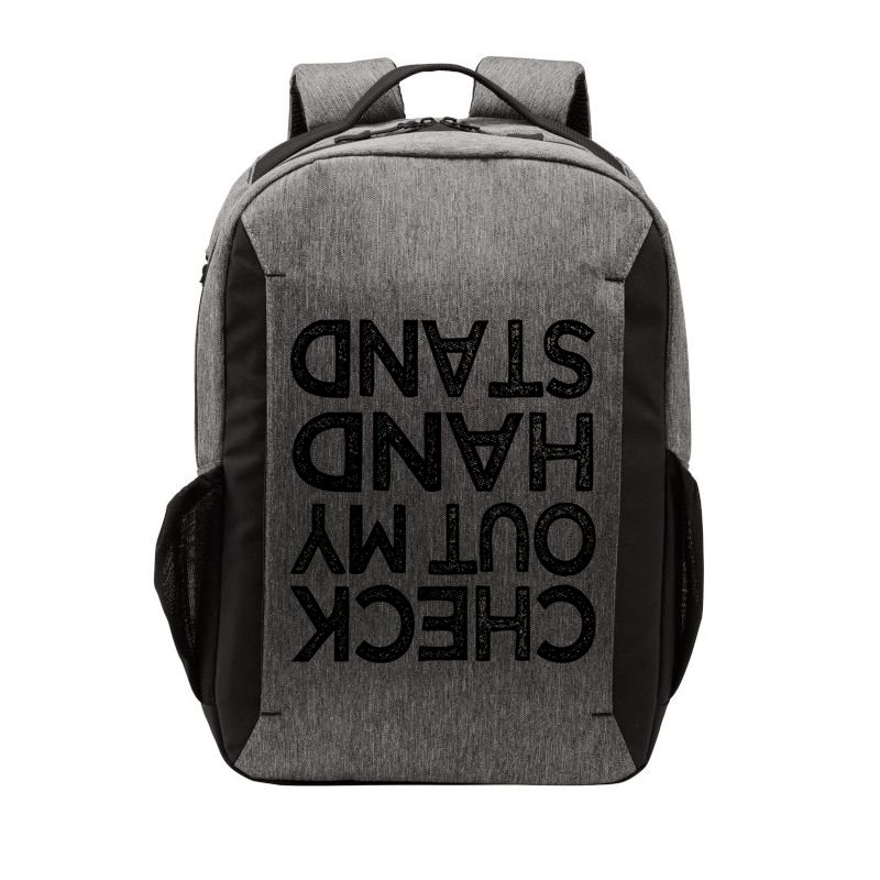 Check Out My Handstand Funny Gymnastics Gift Boys Girls T Vector Backpack