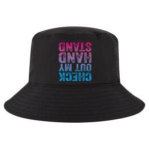 Check Out My Handstand Gymnast Yoga Funny Gymnastics Cool Comfort Performance Bucket Hat