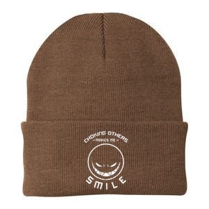 Choking Others Makes Me Smile Knit Cap Winter Beanie