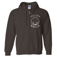 Choking Others Makes Me Smile Full Zip Hoodie