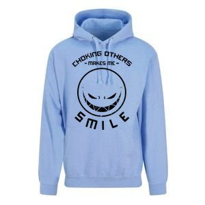 Choking Others Makes Me Smile Unisex Surf Hoodie