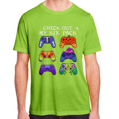 Check Out My 6 Six Pack Video Game Halloween Gamers Adult ChromaSoft Performance T-Shirt