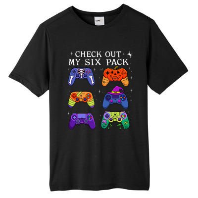 Check Out My 6 Six Pack Video Game Halloween Gamers Tall Fusion ChromaSoft Performance T-Shirt