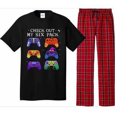 Check Out My 6 Six Pack Video Game Halloween Gamers Pajama Set