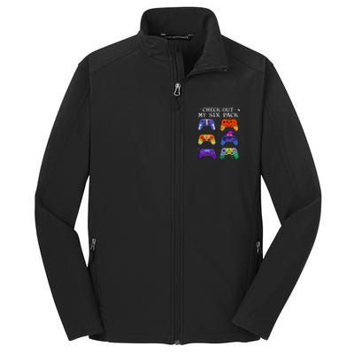 Check Out My 6 Six Pack Video Game Halloween Gamers Core Soft Shell Jacket