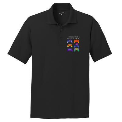 Check Out My 6 Six Pack Video Game Halloween Gamers PosiCharge RacerMesh Polo