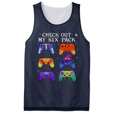 Check Out My 6 Six Pack Video Game Halloween Gamers Mesh Reversible Basketball Jersey Tank