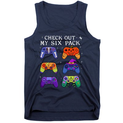 Check Out My 6 Six Pack Video Game Halloween Gamers Tank Top