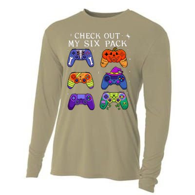 Check Out My 6 Six Pack Video Game Halloween Gamers Cooling Performance Long Sleeve Crew