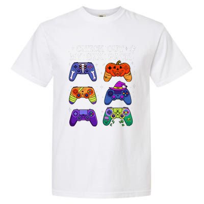 Check Out My 6 Six Pack Video Game Halloween Gamers Garment-Dyed Heavyweight T-Shirt