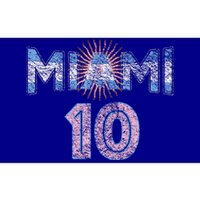 City Of Miami Argentina Blue Pink Sun 10 Flag Bumper Sticker