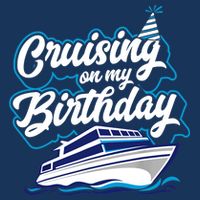 Cruising On My Birthday Cruise Trip Vacation Birthday Party Zip Tote Bag