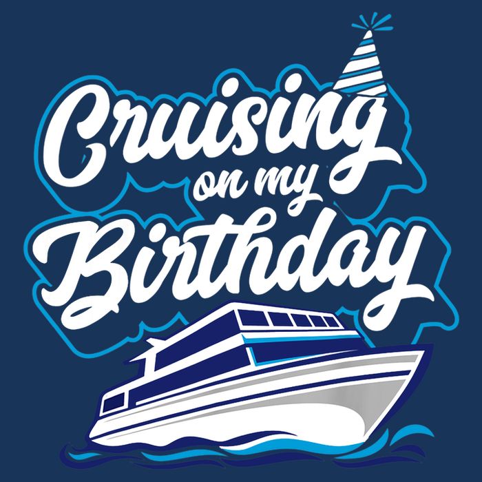 Cruising On My Birthday Cruise Trip Vacation Birthday Party Zip Tote Bag