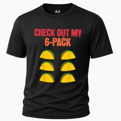 Check Out My Six 6 Pack With Tacos For Cinco de Mayo Funny Performance Shirt