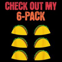 Check Out My Six 6 Pack With Tacos For Cinco de Mayo Funny Impact Tech Backpack