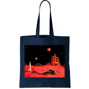 City On Mars Tote Bag