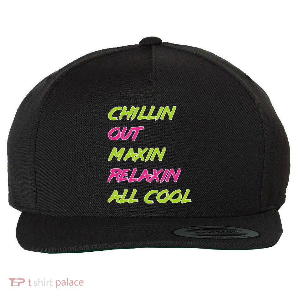 Chillin Out Maxin Relaxin All Cool Bel Air Wool Snapback Cap