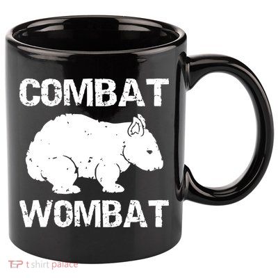Combat Wombat 11oz C Handle Ceramic Mug