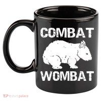 Combat Wombat 11oz C Handle Ceramic Mug