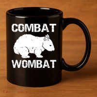 Combat Wombat 11oz C Handle Ceramic Mug