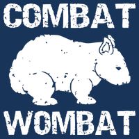 Combat Wombat 7 Panel Mesh Trucker Snapback Hat