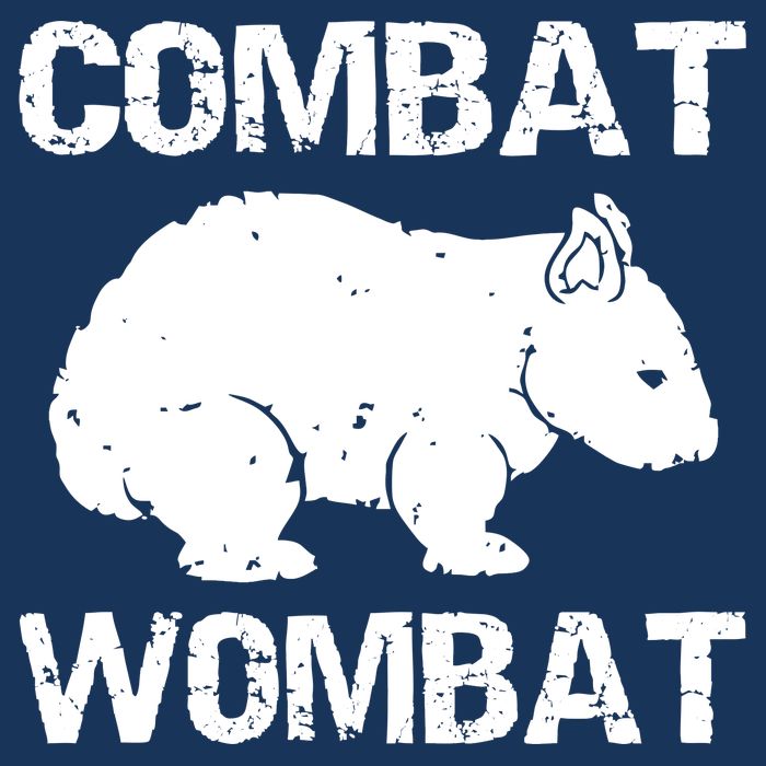 Combat Wombat 7 Panel Mesh Trucker Snapback Hat