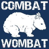 Combat Wombat 7-Panel Snapback Hat