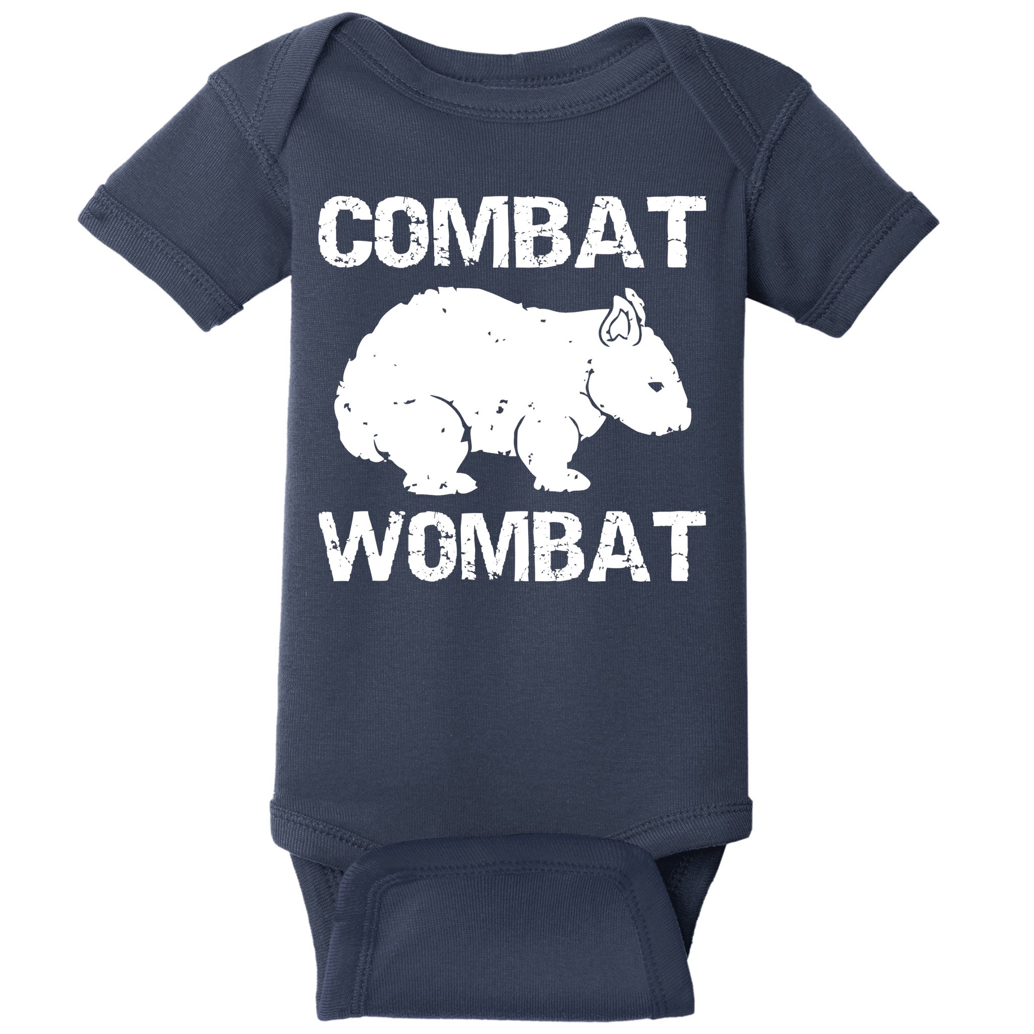 Combat Wombat Baby Bodysuit
