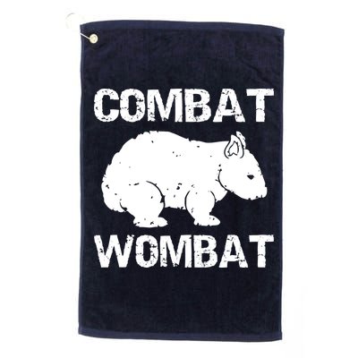 Combat Wombat Golf Towel