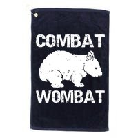Combat Wombat Golf Towel