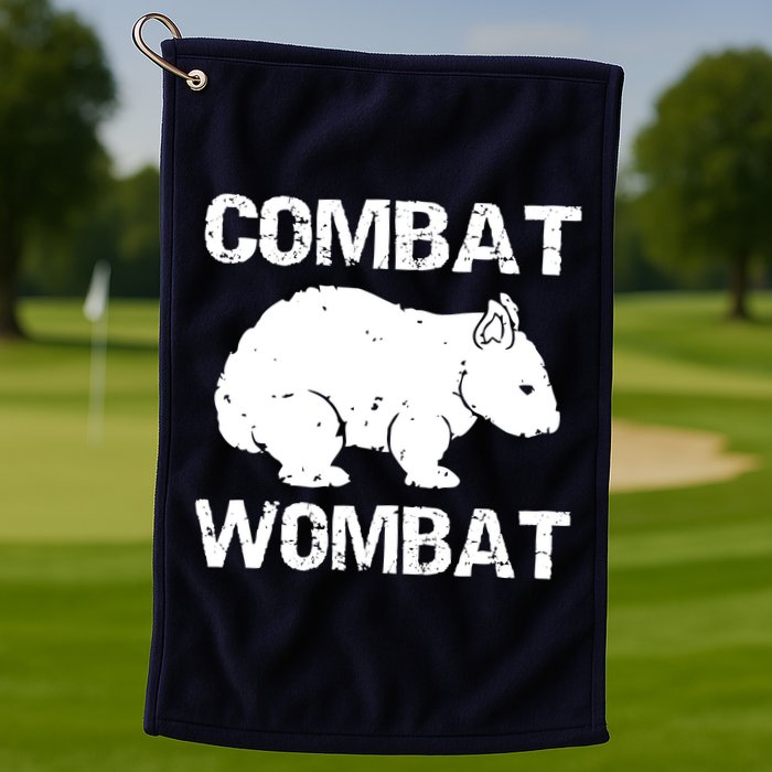 Combat Wombat Golf Towel