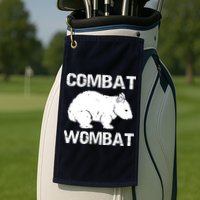 Combat Wombat Golf Towel