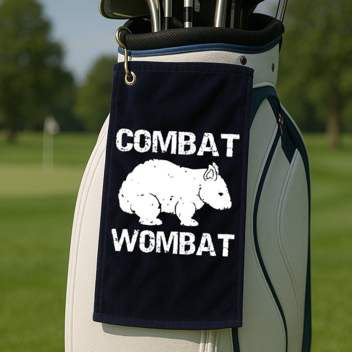Combat Wombat Golf Towel