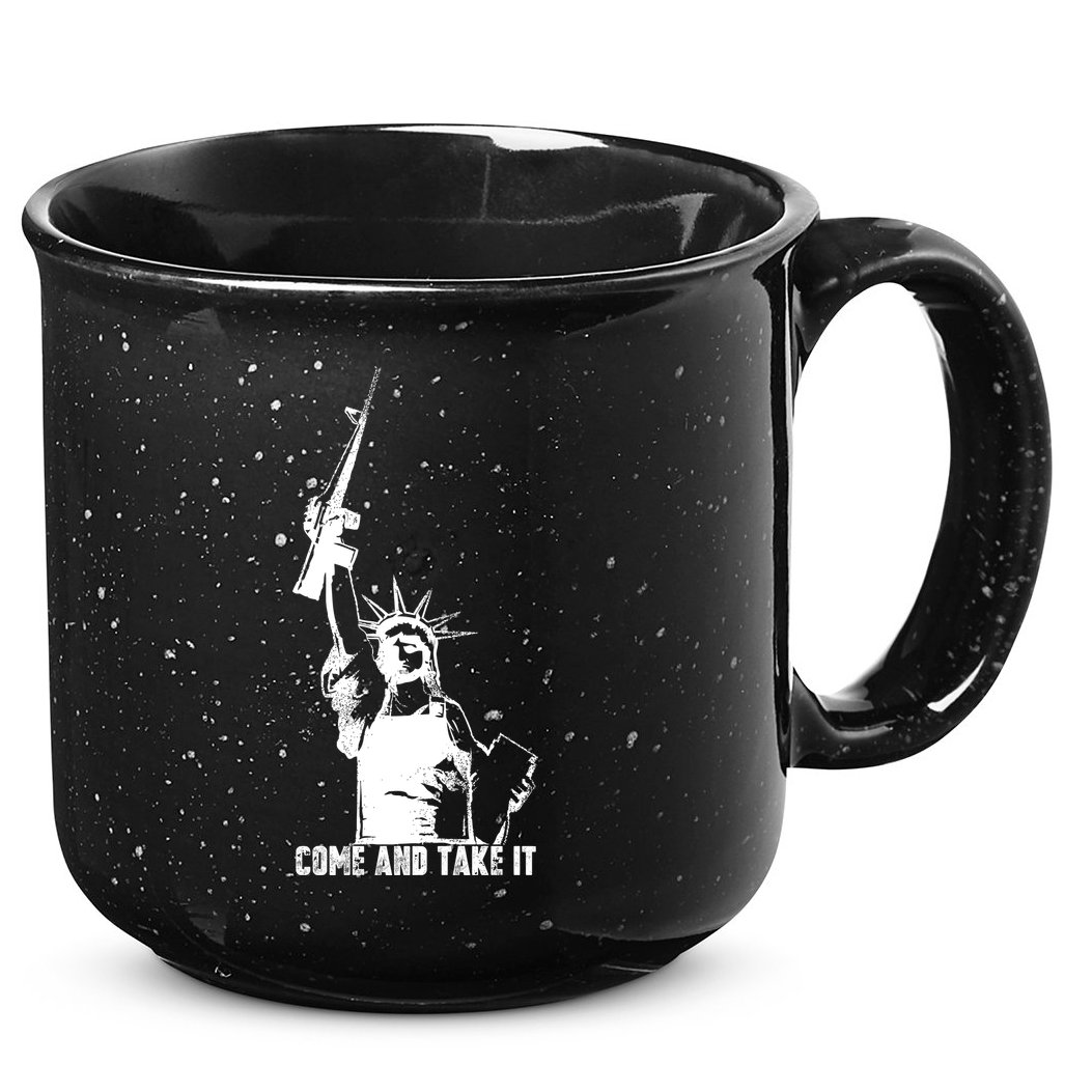 Come & Take It Liberty Gun & Second Amendment 15oz Campfire Ceramic Mug