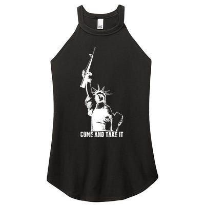 Come & Take It Liberty Gun & Second Amendment Women's Perfect Tri Rocker Tank