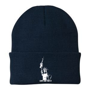 Come & Take It Liberty Gun & Second Amendment Knit Cap Winter Beanie