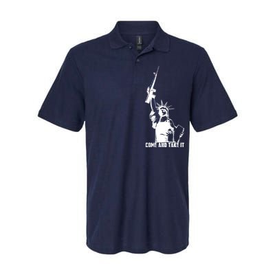 Come & Take It Liberty Gun & Second Amendment Softstyle Adult Sport Polo