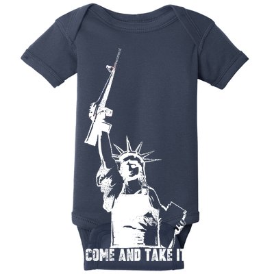 Come & Take It Liberty Gun & Second Amendment Baby Bodysuit