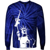 Come & Take It Liberty Gun & Second Amendment Tie-Dye Long Sleeve Shirt