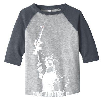 Come & Take It Liberty Gun & Second Amendment Toddler Fine Jersey T-Shirt